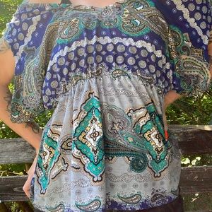 Paisley Summer Top